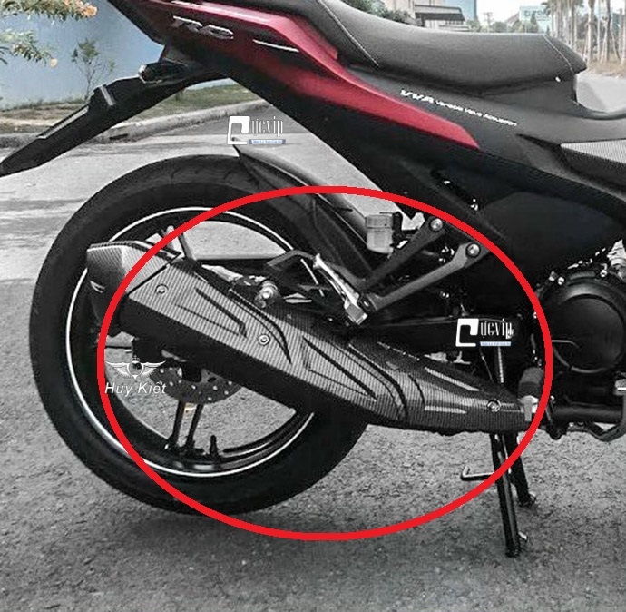[HCM]Ốp Che Pô Lớn Exciter 2021 Exciter 155 Carbon MS4004