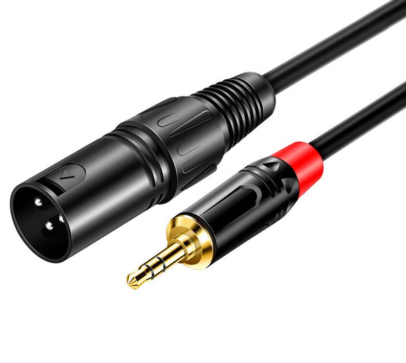 Dây cáp âm thanh 3.5mm ra đầu canon đực dài 1.5m/3m