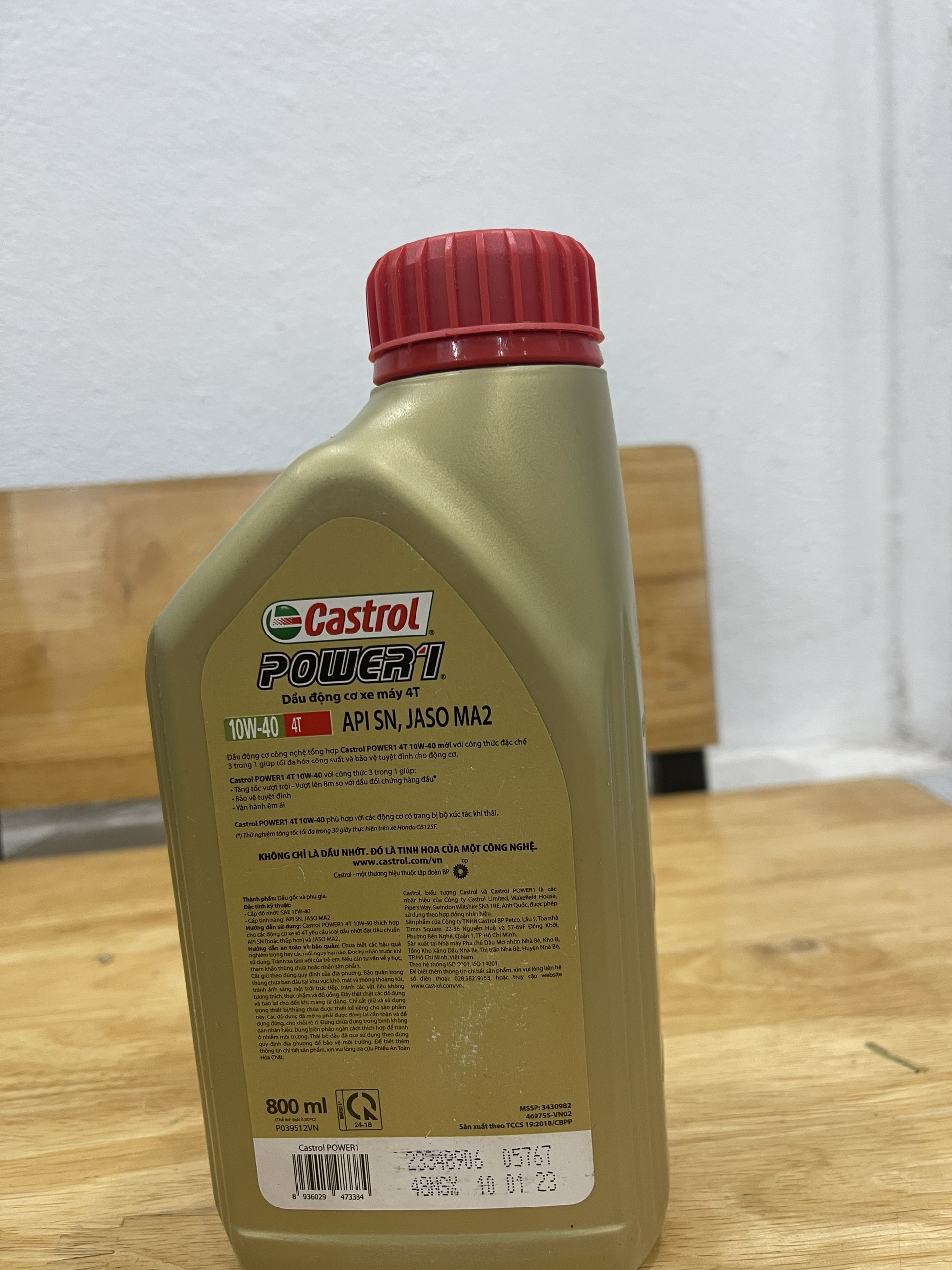 DẦU NHỚT CASTROL XE SỐ 10W40