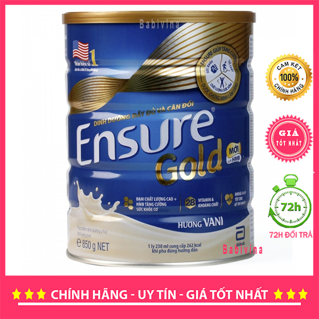 S a B t Ensure Gold H ng Vani H p 850gr 2025 MixASale