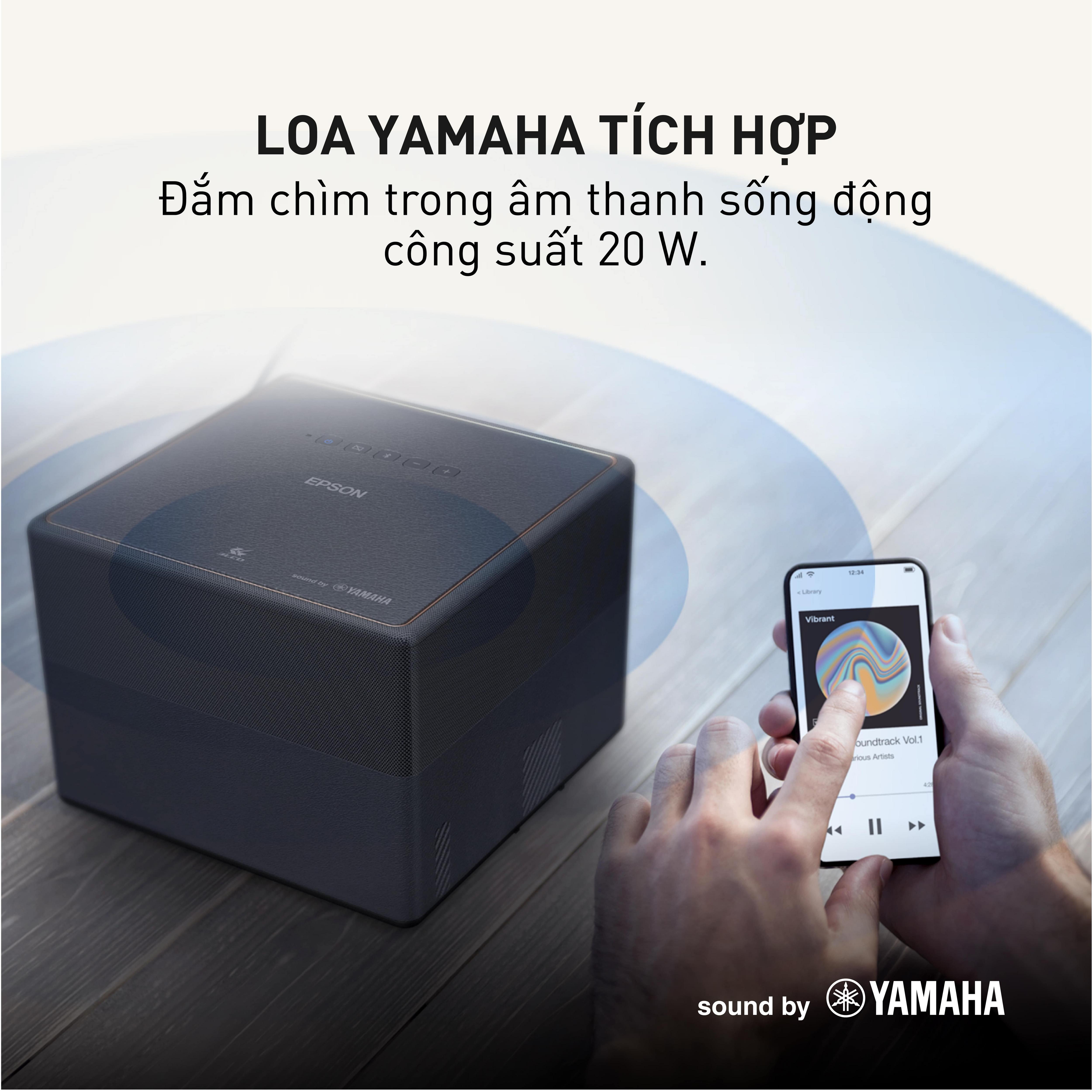 Máy Chiếu Mini Epson EF-12, 150 inch