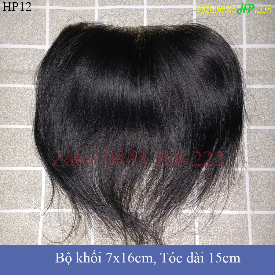 Tóc giả mái chữ M siêu da đầu che trán cao