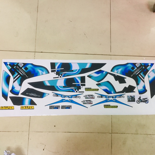 Tem Doxou Exciter 150 Cực Ảo Diệu Có Thể Đổi Màu