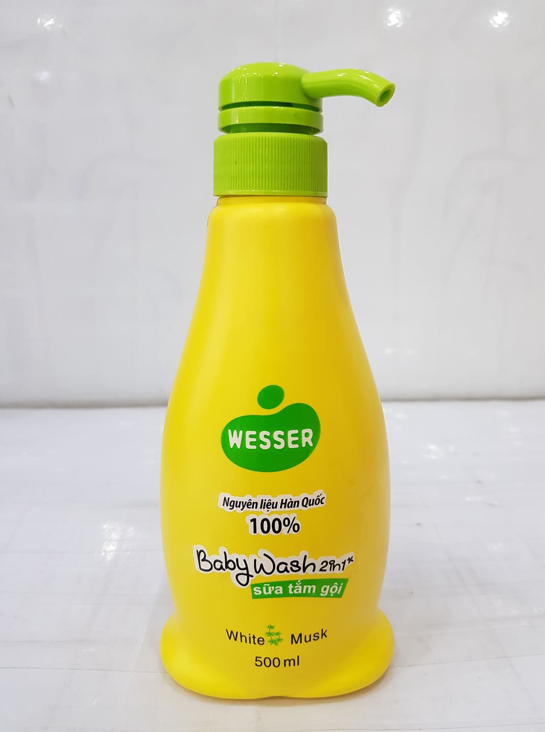 Sữa Tắm Gội Em Bé WESSER 500ml
