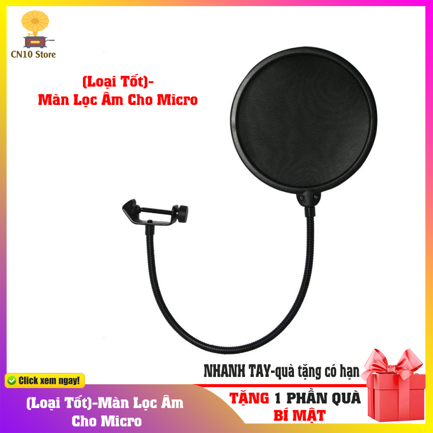 [HCM]✅FreeShip- Màn lọc âm micro hỗ trợ thu âm chất lượng cao- Có Hộp-[CN10 Store]