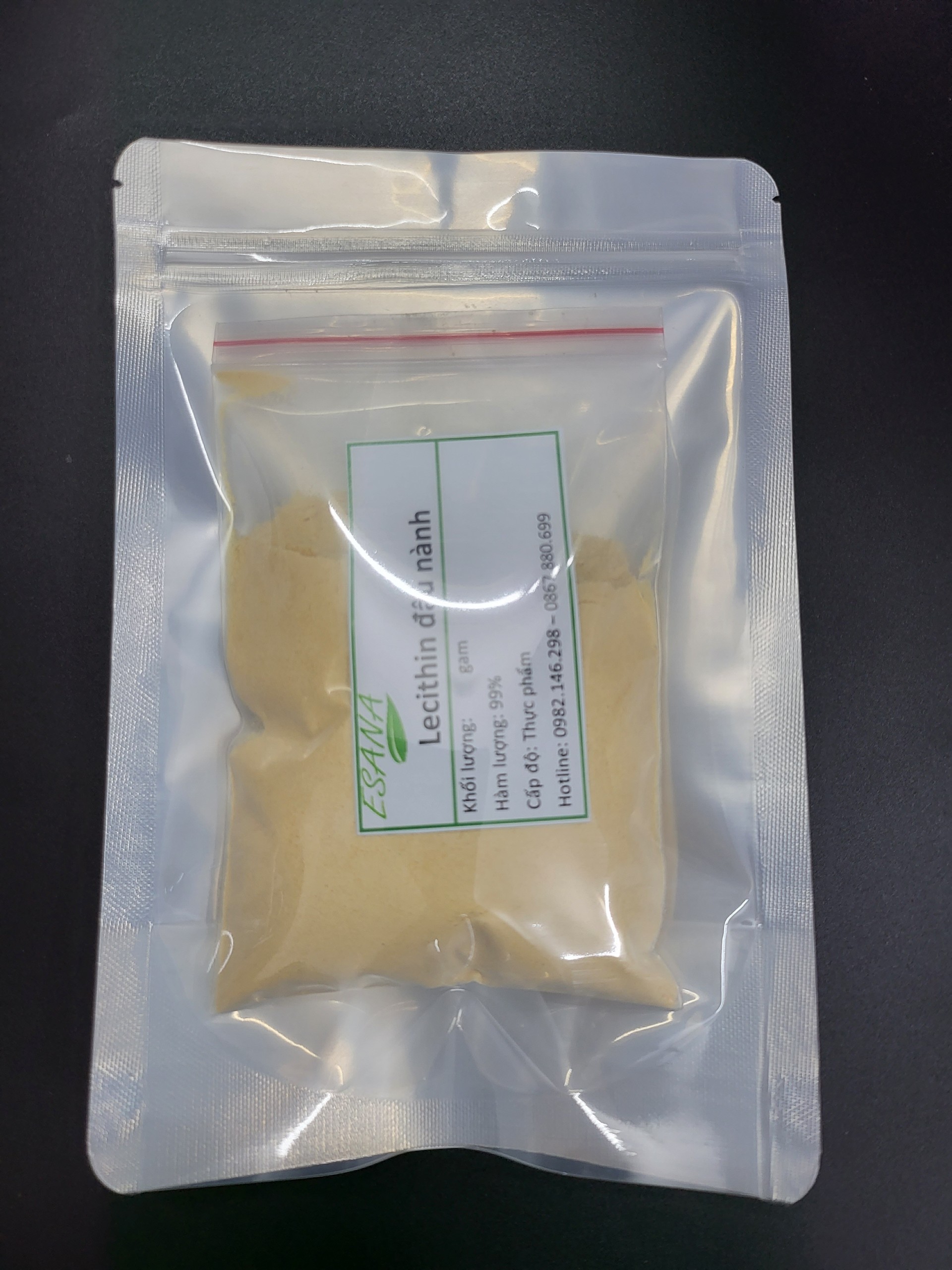 100g Bột Lecithin đậu nành (Lecithin soybean) thực phẩm