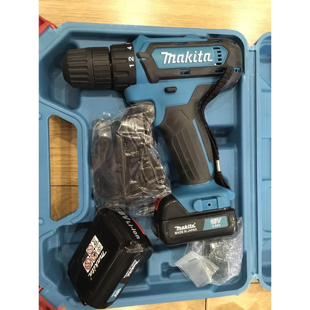 [TẶNG MŨI KHOAN] Máy Khoan Dùng Pin MAKIA - 21V - 2 PIN