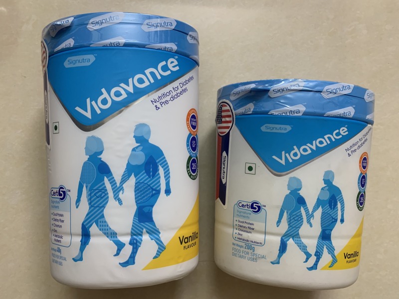 Combo 1 lon Vidavance 400gr tặng 1 lon Vidavance 200gr Sữa Dinh dưỡng cho người đái tháo đường cao cấp