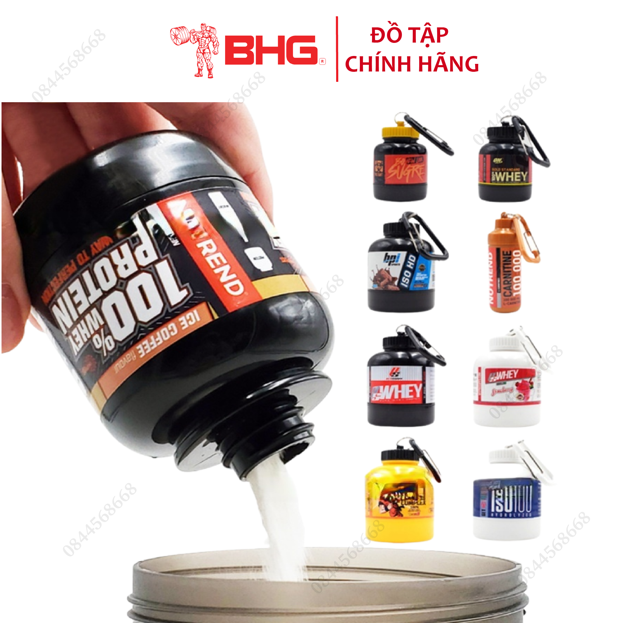 Bình đựng Whey, Mass mini, iShaker - 30g