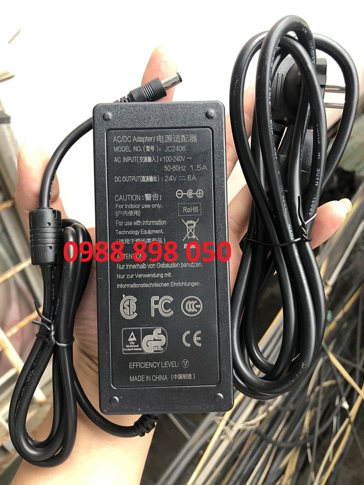 Adapter DC 24v 6a loại tốt