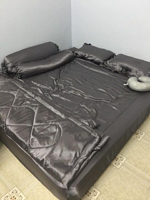 trọn bộ phi lụa 4 món 1m6x2m (ko mền)