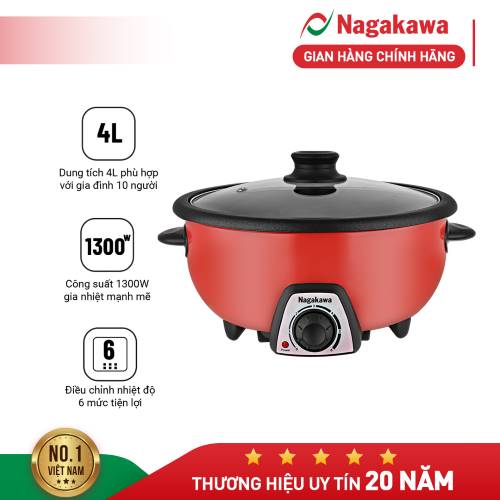 Lẩu điện Nagakawa NAG1902 - hàng chính hãng