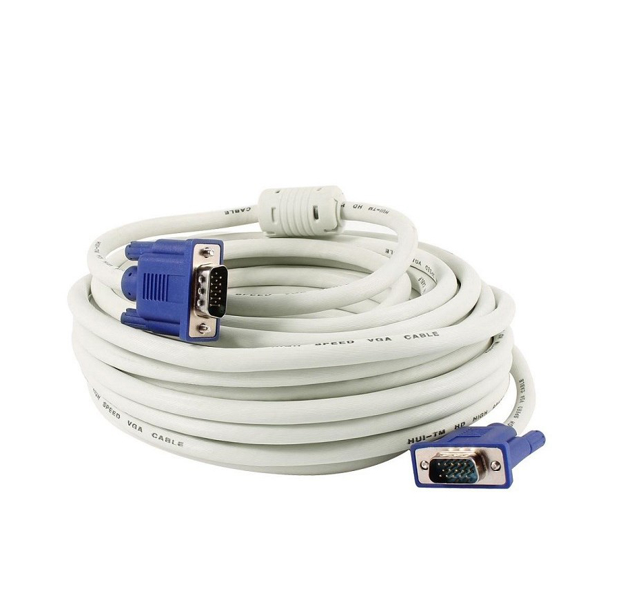DÂY CAP VGA Trắng dài 3M _ 5M _ 10M _ 15M _ 20M