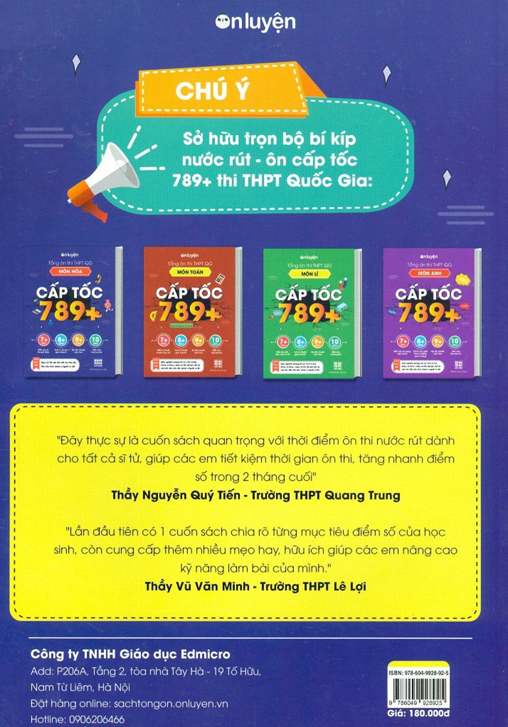 Cấp Tốc 789+ Tổng Ôn Thi Thpt Quốc Gia Môn Hóa
