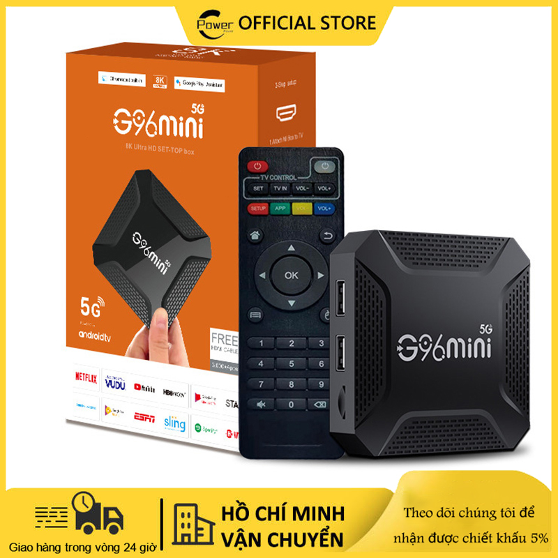 Android tv box x96 mini ram 4g rom 64gb anroid 11.0 4k amlogic x96 mini 5g