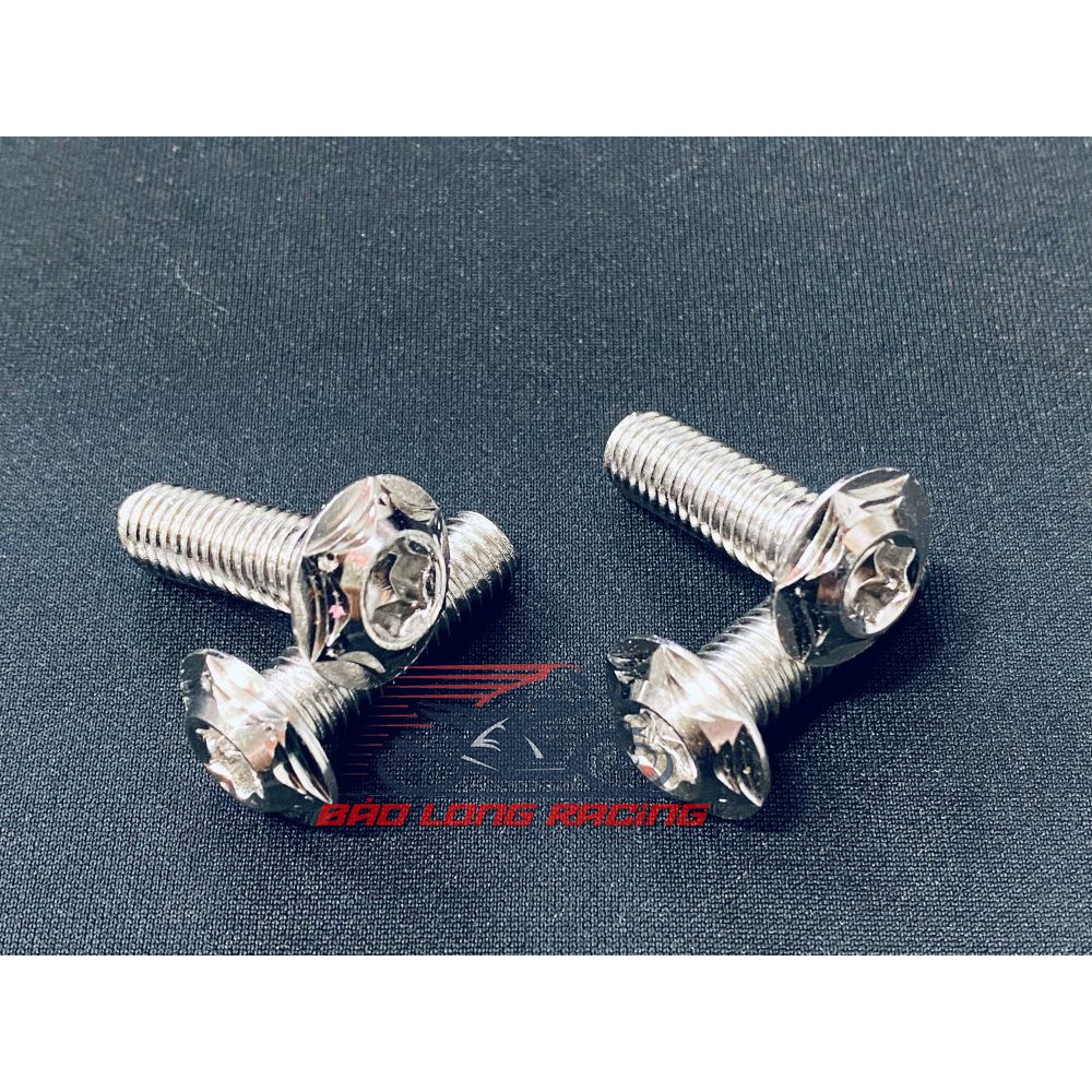 4 ốc đĩa inox salaya 8li 25 gắn xe máy siriusexciterwavedream...siêu rẻ đẹp