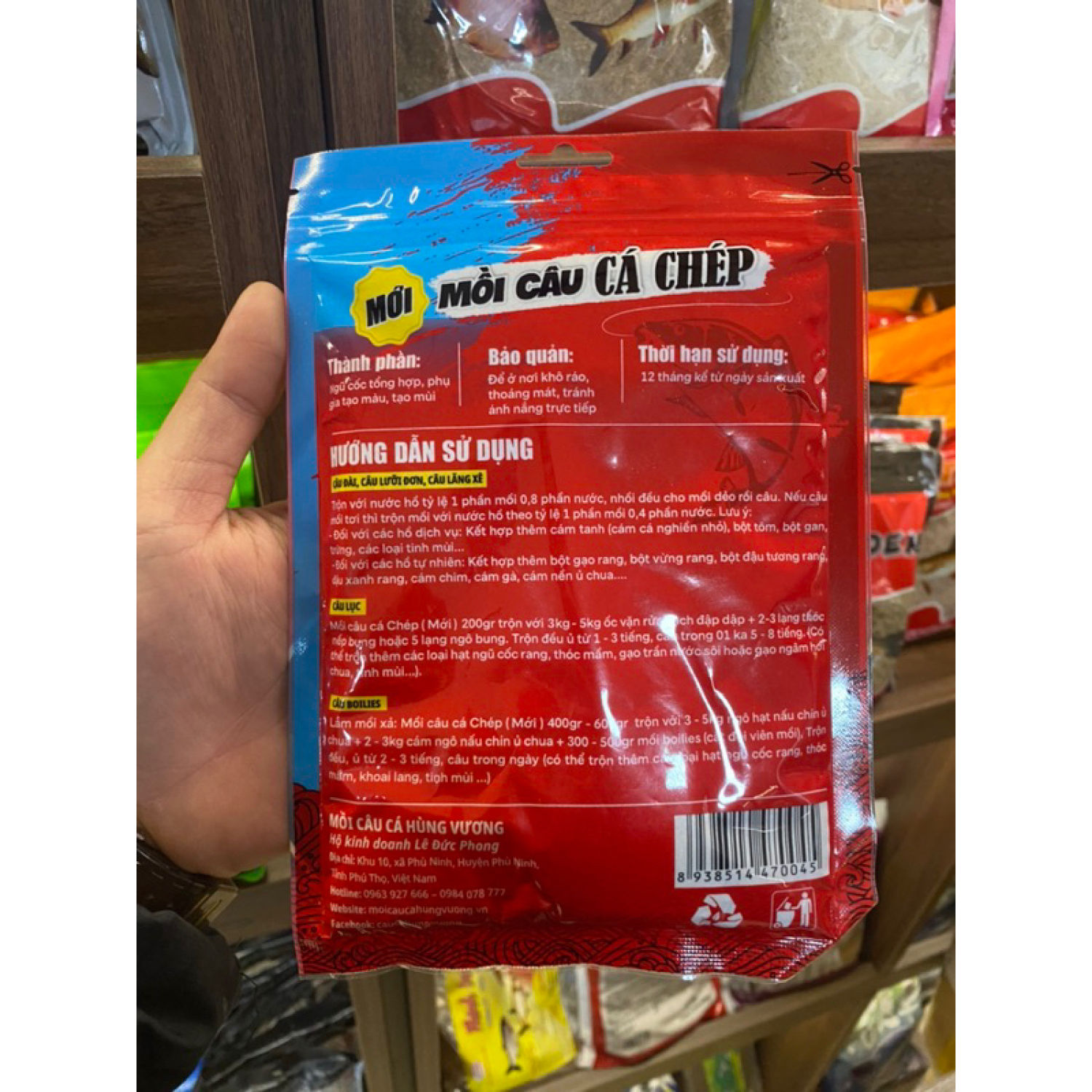 Mồi Câu Chép Đặc Biệt Hùng Vương