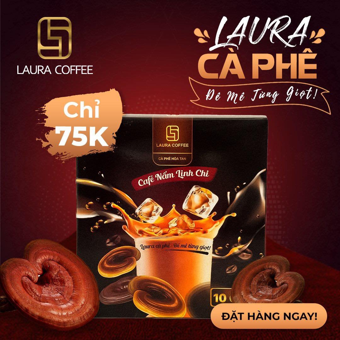 2 Hộp cafe hòa tan 2 vị Laura Sunshine