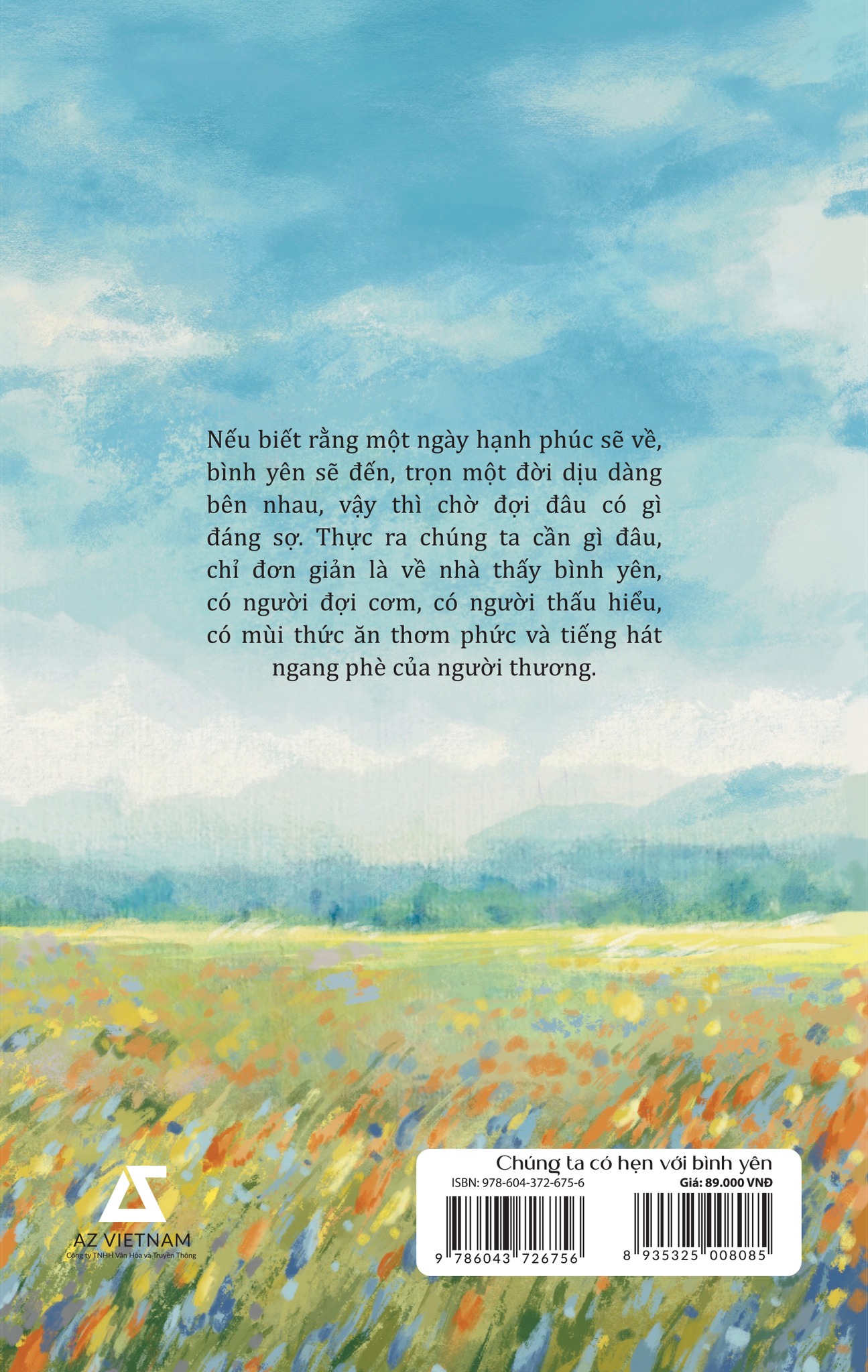 Sách - Chúng Ta Có Hẹn Với Bình Yên