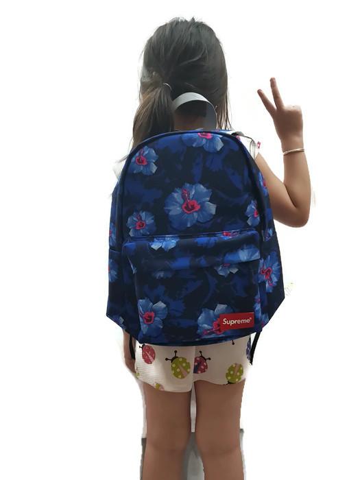 [HCM]Balo nữ thời trang hoa văn Sup(Size trung 27x38)