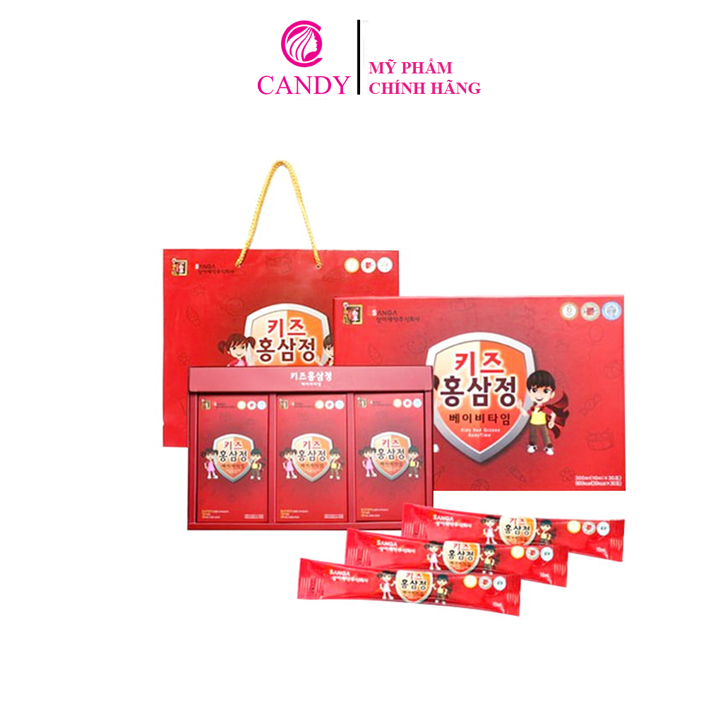 [Hoàn Tiền 8%]Nước Hồng Sâm Baby Sanga Hàn Quốc 30 Gói Dành Cho Trẻ Biếng Ăn
