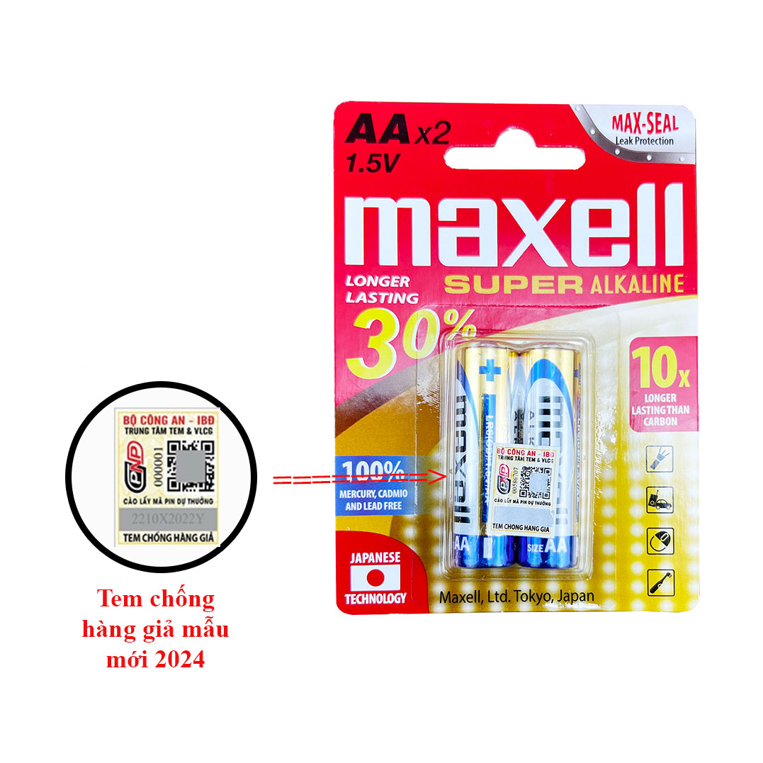 Small Batteries - Aa (2A), Aaa (3A) Alkaline Batteries Maxell Alkaline Lr3 Lr6 Pack of 2