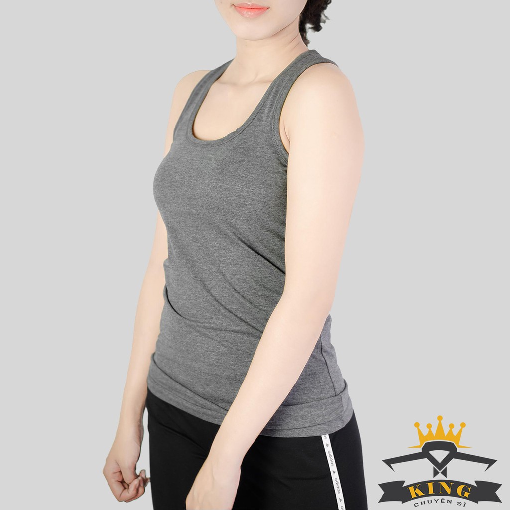 Áo thun ba lỗ nữ king áo 3 lỗ nữ thể thao gym yoga u01