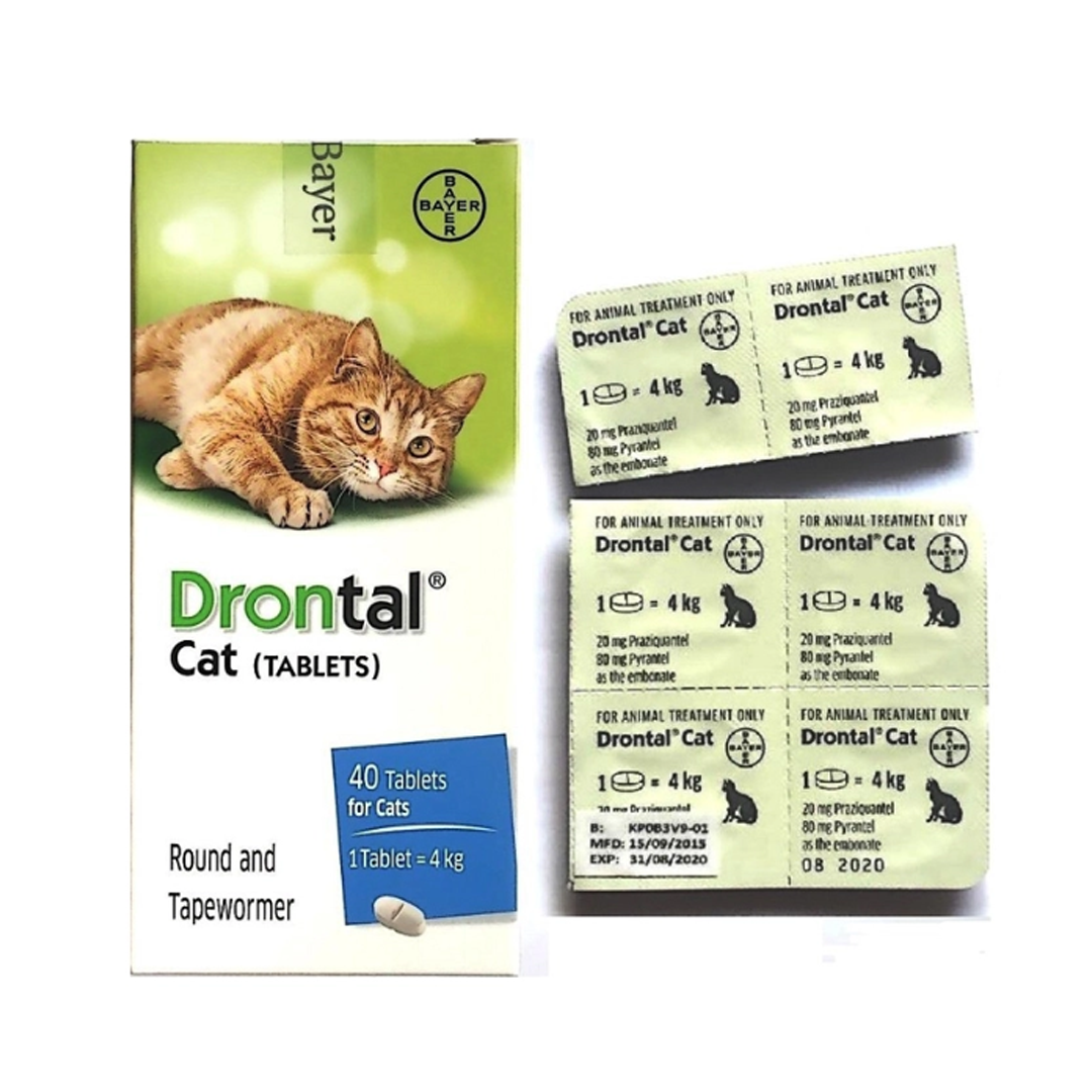 [Chính hãng] DRONTAL Viên Tẩy Giun Cho Mèo