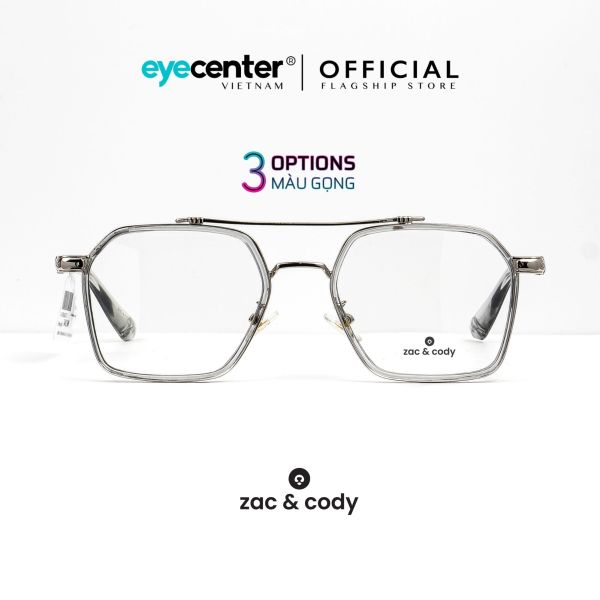 Giá bán Gọng kính cận nam nữ chính hãng ZAC & CODY B14 nhựa dẻo cao cấp nhập khẩu by Eye Center Vietnam