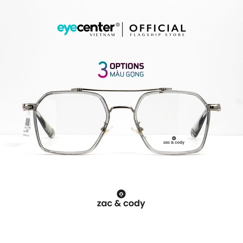 Giá bán Gọng kính cận nam nữ chính hãng ZAC & CODY B14 nhựa dẻo cao cấp nhập khẩu by Eye Center Vietnam