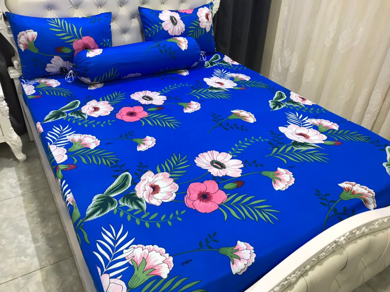 GA THUN HÀN QUỐC 4 MÓN(GA + 1 VỎ GỐI ÔM + 2 VỎ GỐI NẰM)