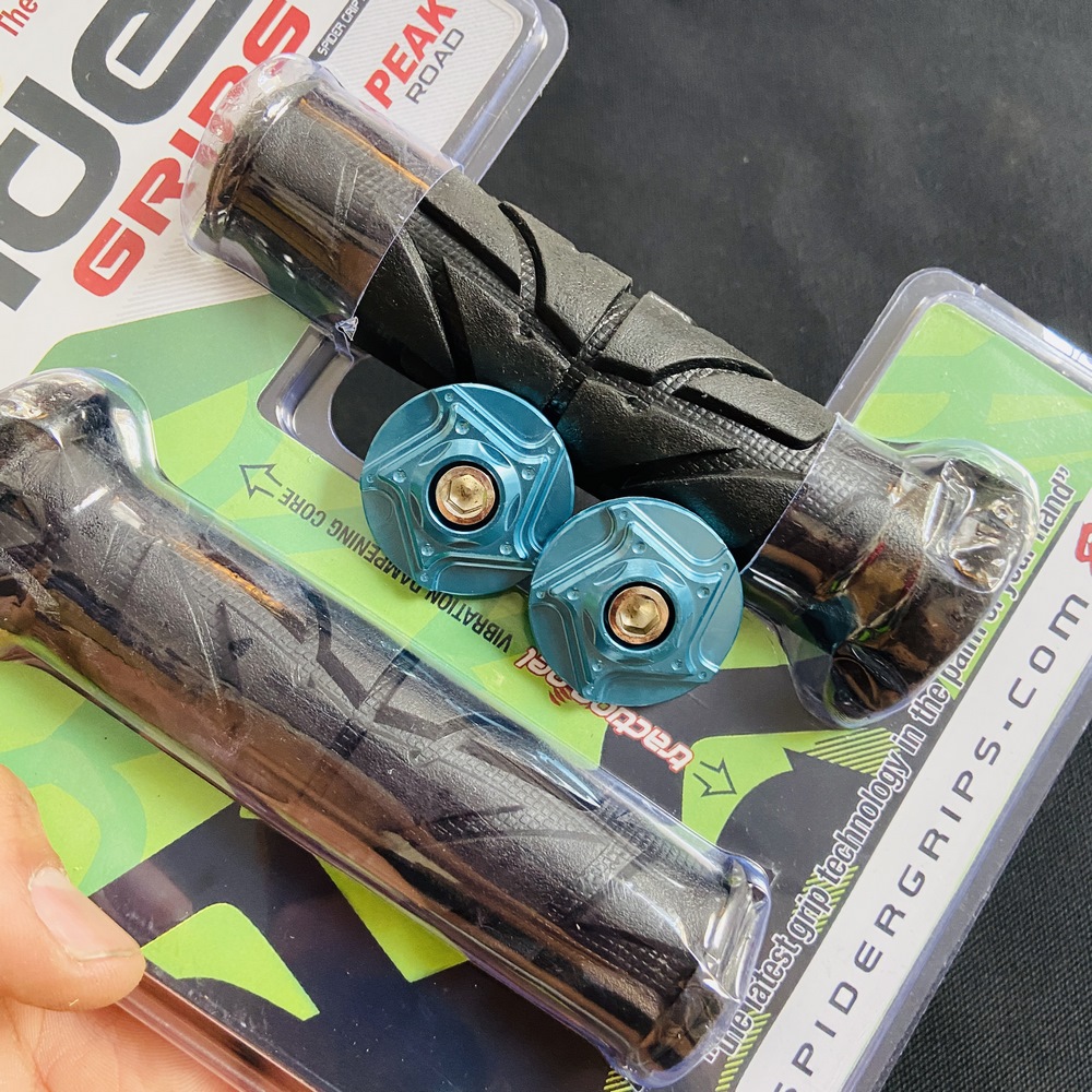 [HCM][SALE SỐC] COMBO GÙ SAO XOÁY NHÔM GR5 VÀ BAO TAY SPIDER ĐEN CAO CẤP - GÙ XANH NGỌC