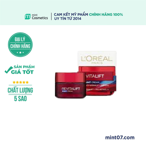 Kem Dưỡng Ban Đêm L’Oreal Paris Revitalift 50ml