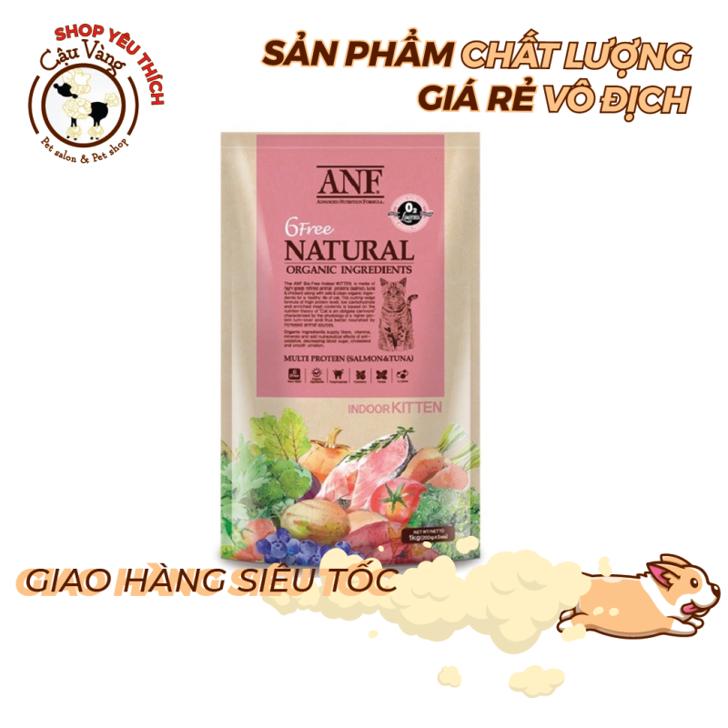 [ 200Gr & 400Gr]Hạt ANF 6Free Indoor Cho Mèo Con