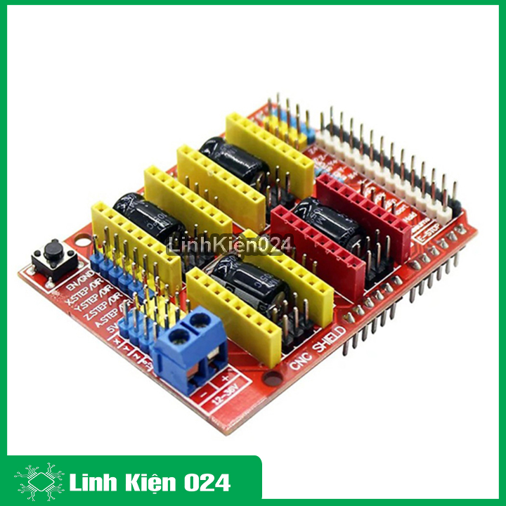 Shield arduino uno r3 - điều khiển máy in 3d a4988 bảo hành 06 tháng