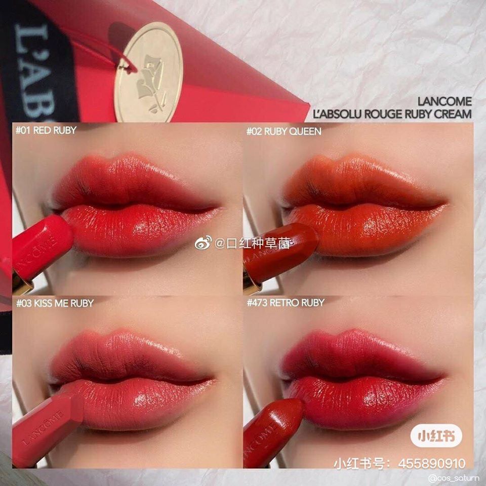 LANCOME - Son thỏi L'absolu Rouge Ruby Cream