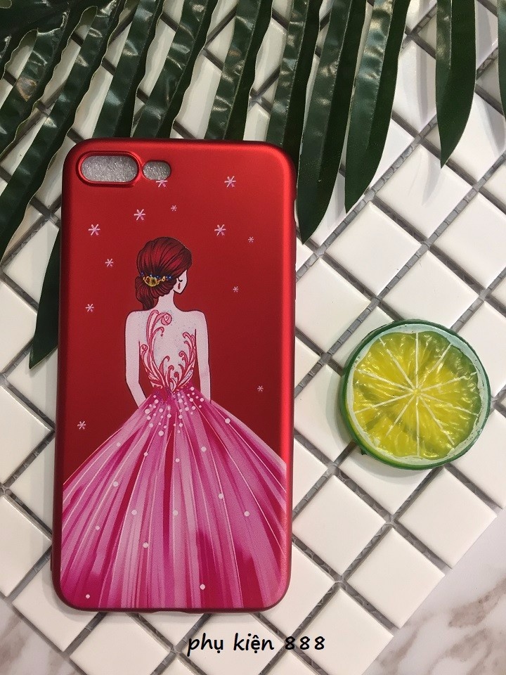 Ốp lưng dẻo iphone 7 Plus hình cô gái siêu hot