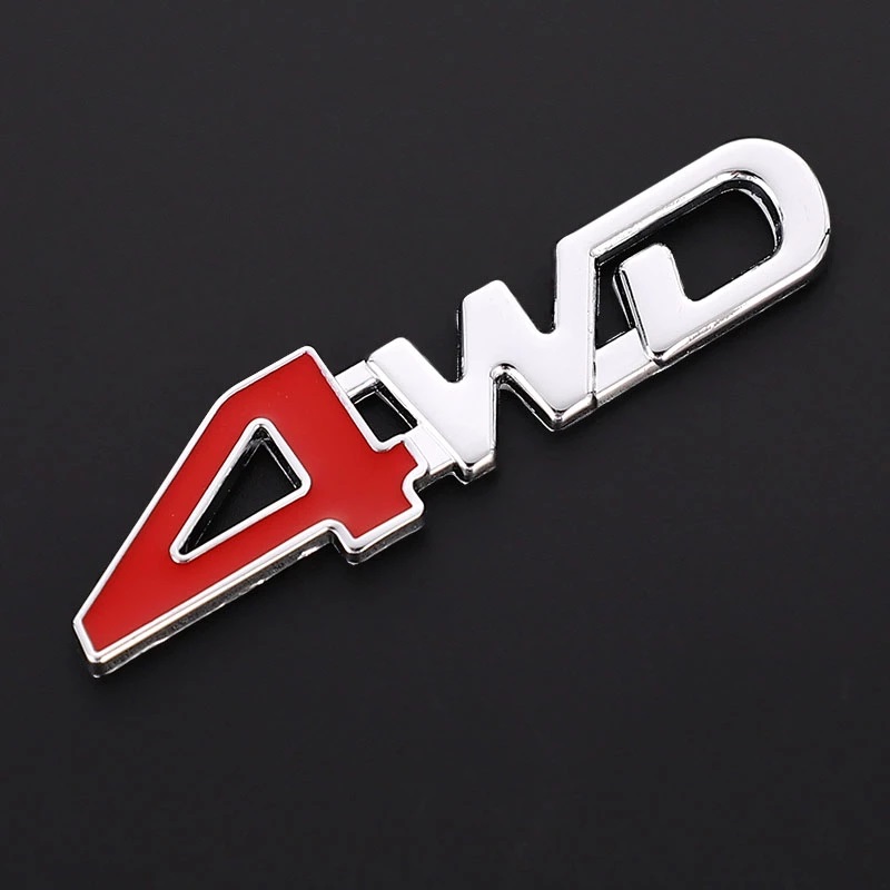 Tem 4WD Dán Trang Trí Đuôi Xe Ô Tô