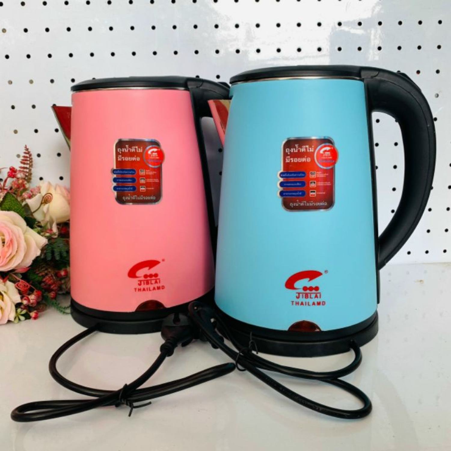 Ấm siêu tốc jiplai thái lan giá rẻ dung tích lớn 2,5 lít – bảo hành 6 tháng