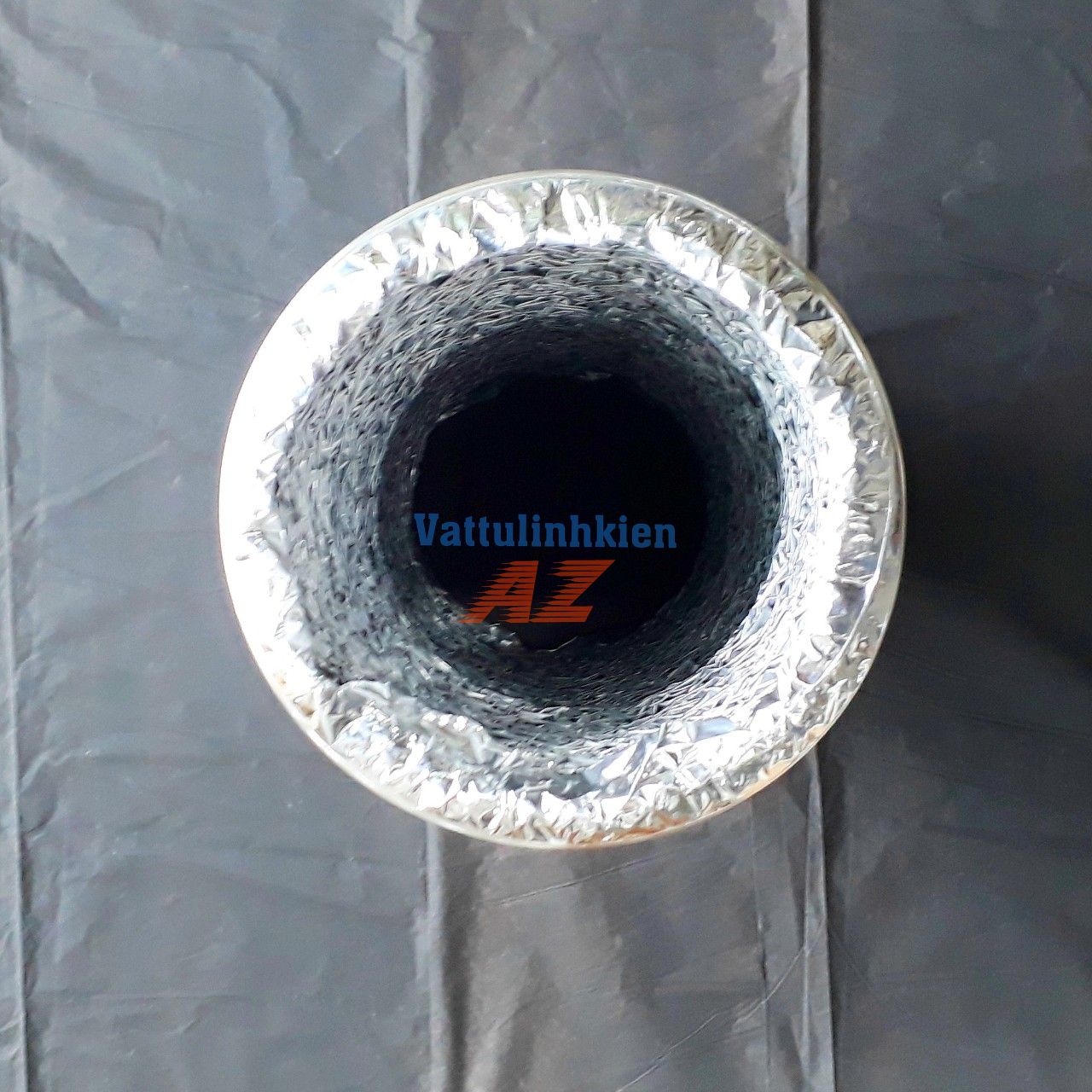 Cuộn ống gió bạc chịu nhiệt D125mm x 8m