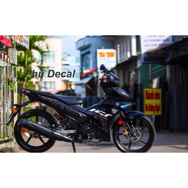 Tem rời Exciter 150 Y15ZR Đen Bóng