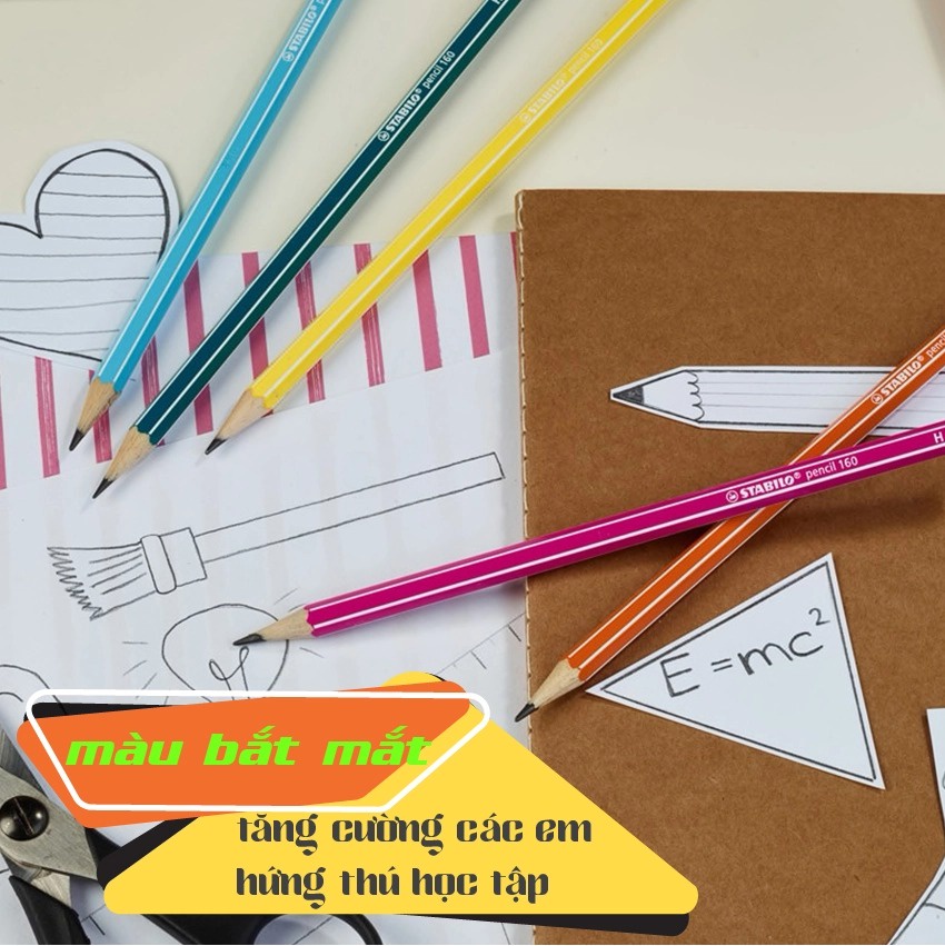 Chì gỗ STABILO Pencil 160 PC2160D-HB