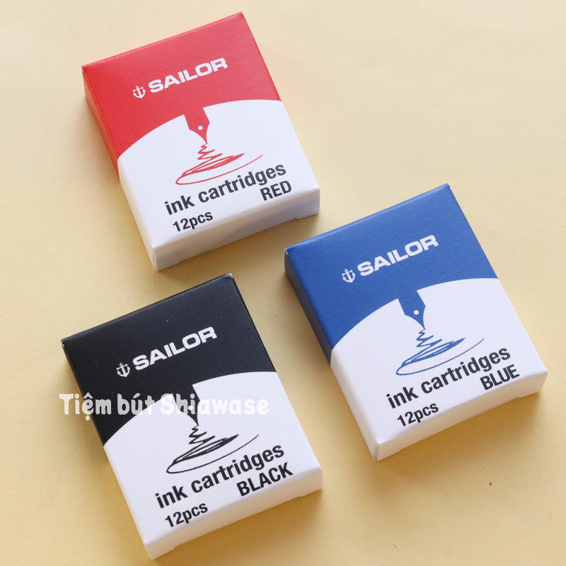 Hộp 12 Ống Mực Bút Máy Sailor