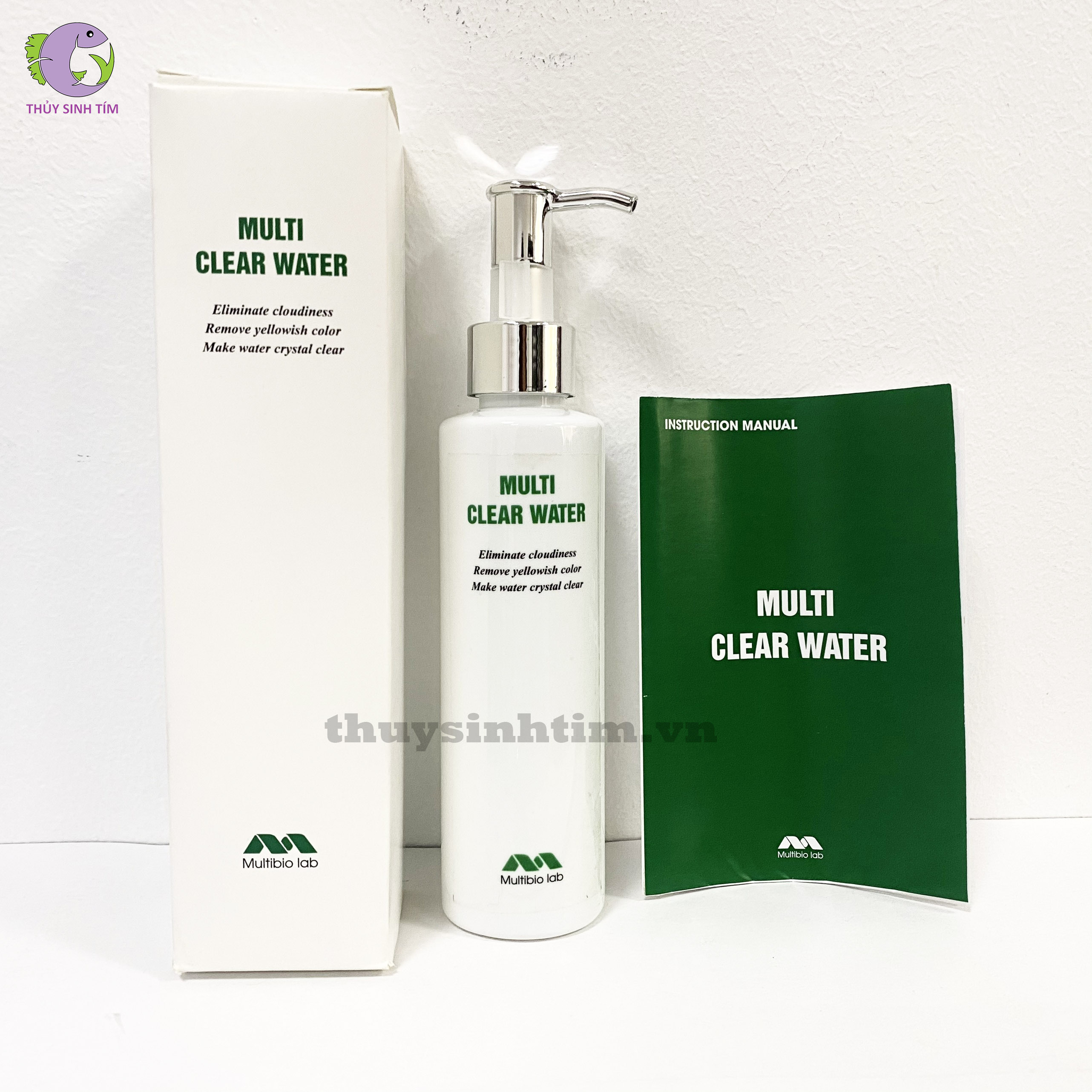 [HCM]Dung Dịch Làm Trong Nước bể cá cấp tốc Multi Clear Water 150ML