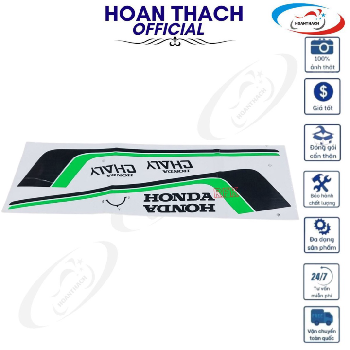 Bộ Tem Xe Máy Chaly Xanh