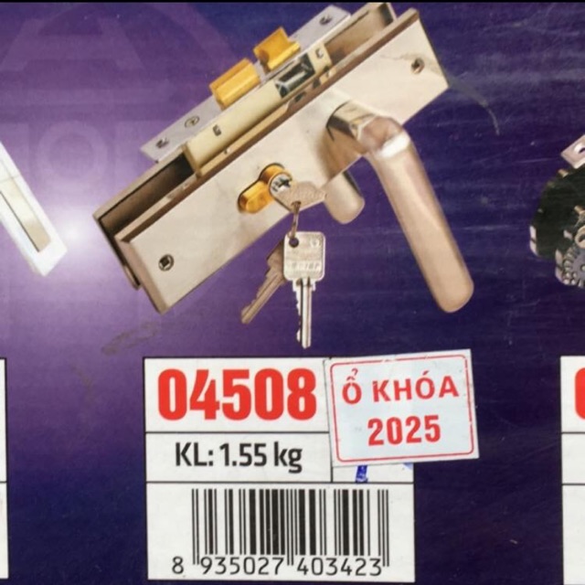 Khoá tay gạt việt tiệp 04508