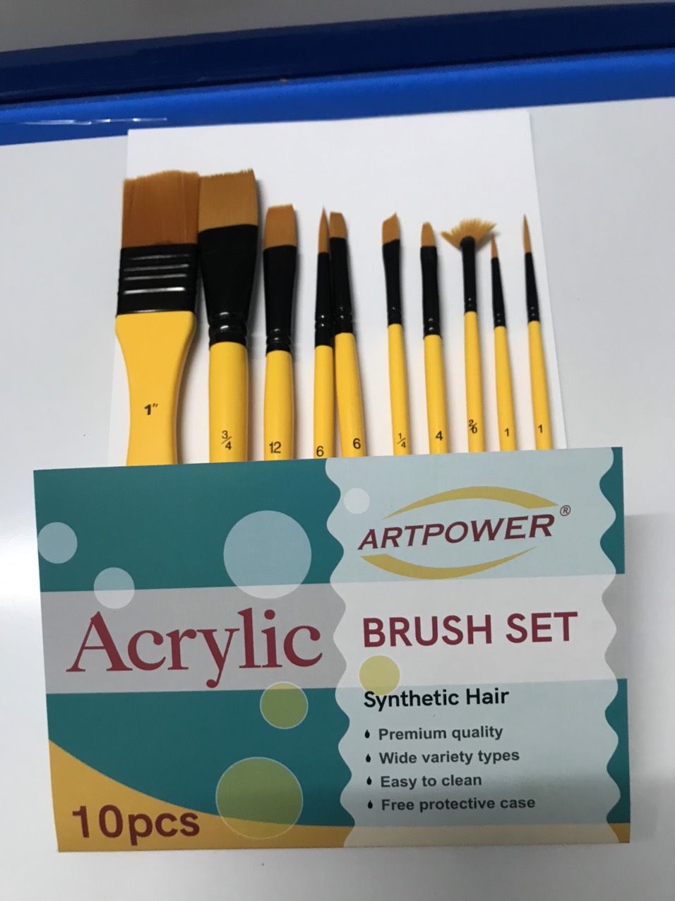 BỘ CỌ VẼ MÀU ACRYLIC SET 10 CÂY (ZYY-10PC)