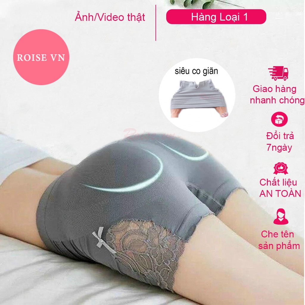 Quần đùi mặc trong váy phối ren