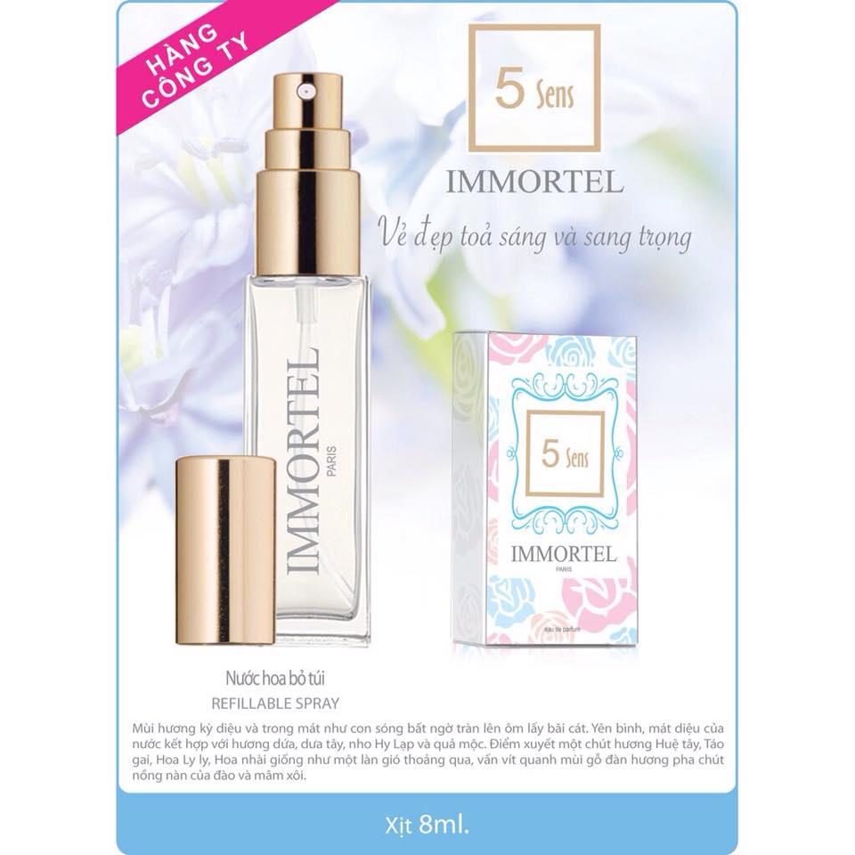 Nước Hoa IMMORTEL chai xịt dung tích 8mL Eau de parfum