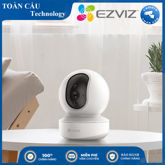 Camera IP Wifi EZVIZ TY1 2.0MP CS-TY1-B0-1G2WF Xoay 360 Thông Minh + Đàm Thoại 2 Chiều - Camera Toàn Cầu